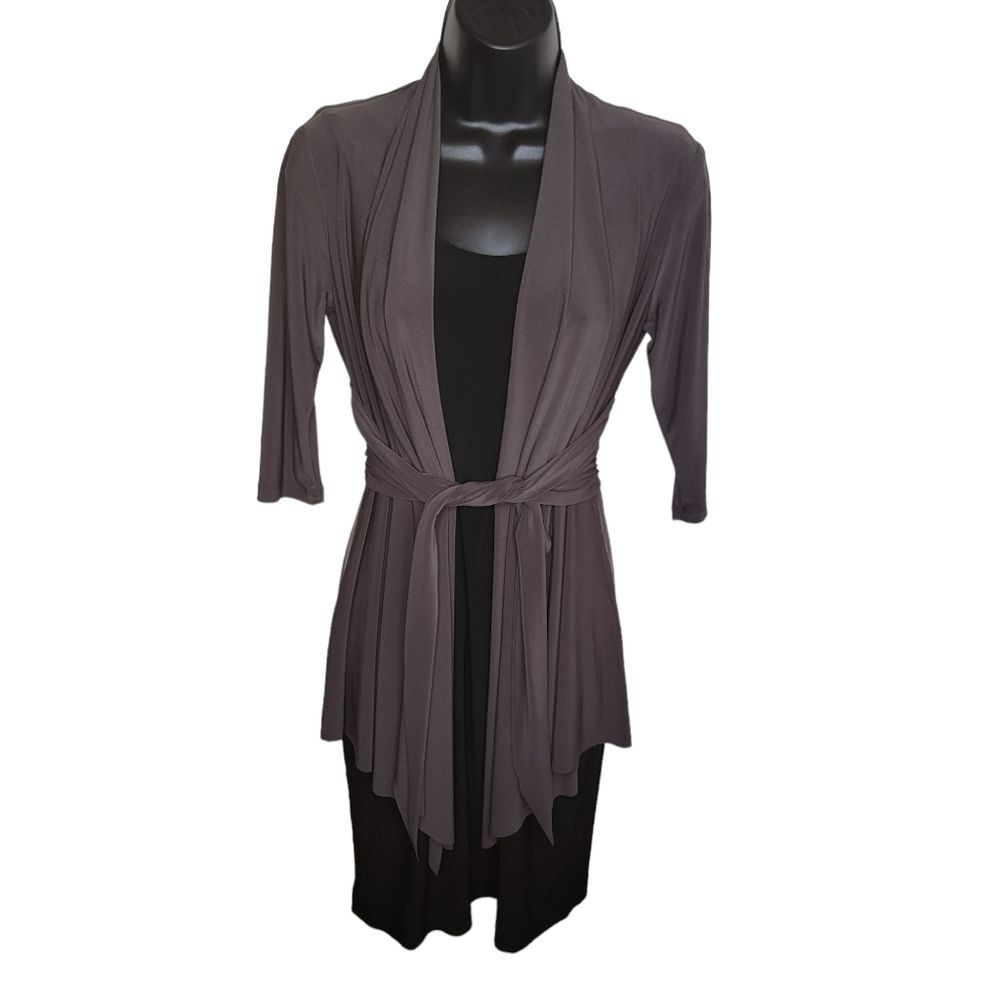Jones New York stretch jersey dress size 2p 2 petite